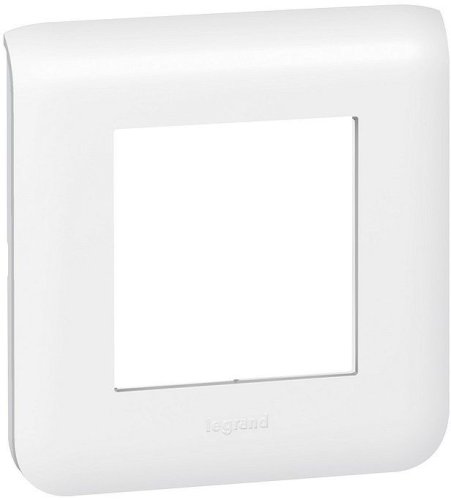 Рамка горизонтальная Legrand Mosaic 2 мод. белый фото Рамка горизонтальная Legrand Mosaic 2 мод. белый картинка